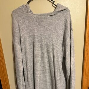 Paka Alpaca wool hoodie - light gray XL